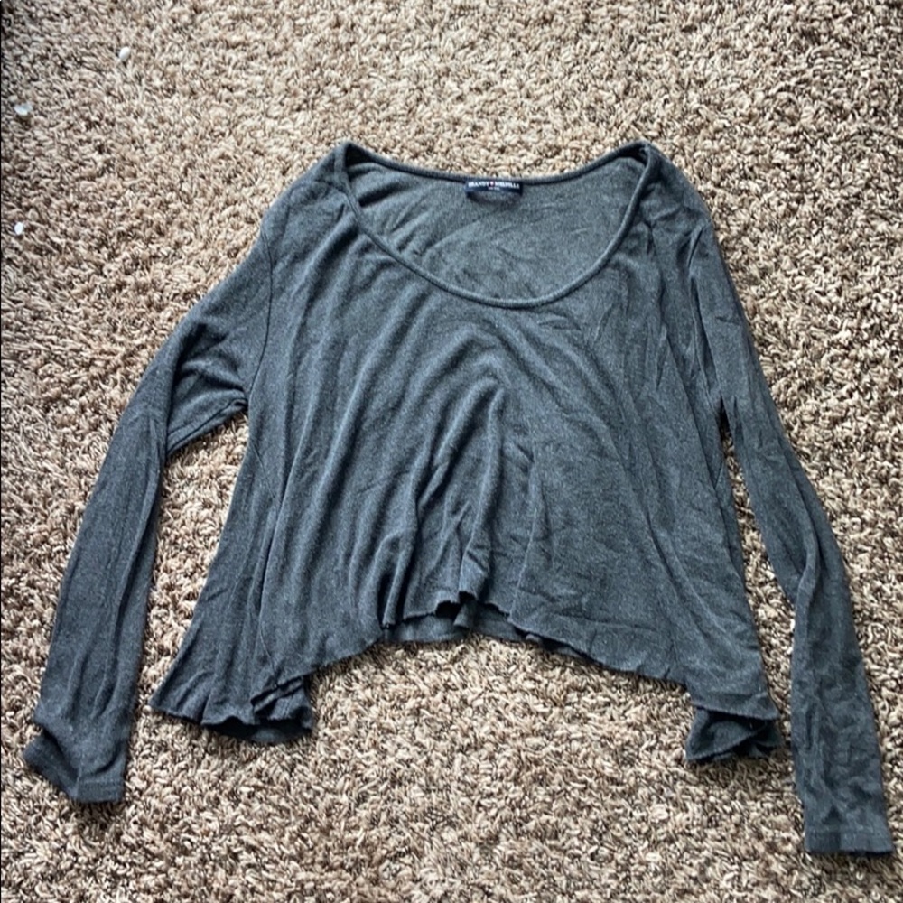 Brandy Melville gray long sleeve shirt